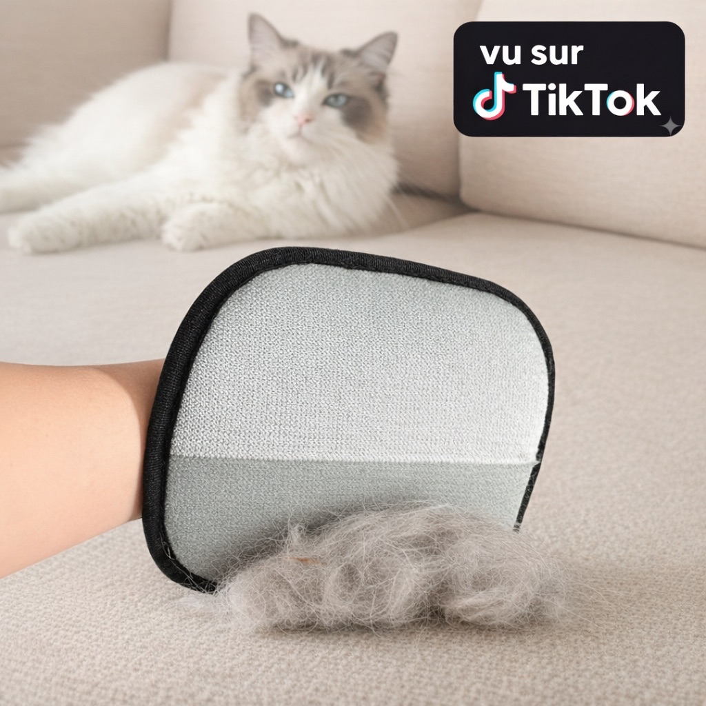 Le gant magique anti-poils, fini les poils partout