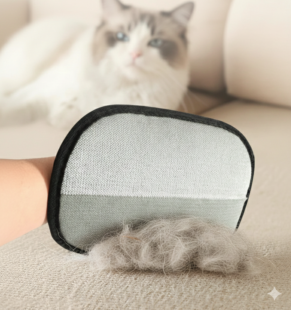 Le gant magique anti-poils, fini les poils partout