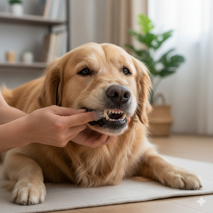 Brosse à Dents Premium en Silicone Souple pour Animaux avec Boîte de Protection, Doigtier de Soin Dentaire pour Chiens et Chats, Action Anti-Tartre et Haleine Fraîche